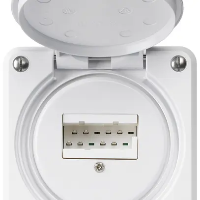 Scatola di raccordo INC robusto IP55 bianco 2×TT83 