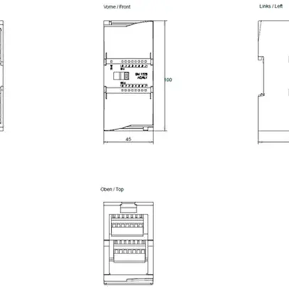 Ingressi/uscita digitali Siemens S7 230V 8id, 8ud 2A, SM1223 