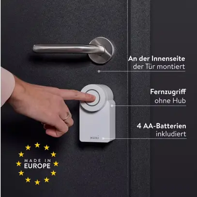 NUKI Smart Lock Go cilindro CH (5th Gen) Bianco, Matter 