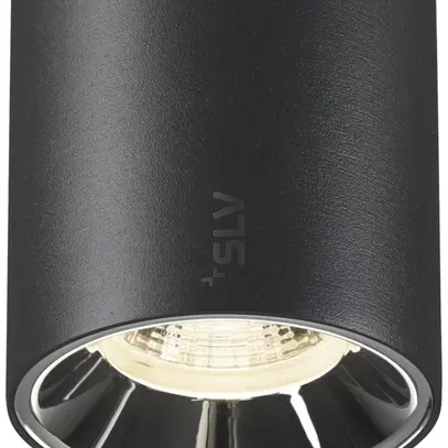 Luminaire suspendu LED SLV NUMINOS S 48V AD 16W 1200lm 940 DALI Ø60 noir/argent 