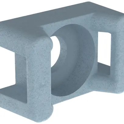 Zoccolo a vite Panduit TM3S8-C86 per fascetta 22×15.6×9.5 M4 in nylon 6.6 blu 