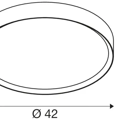 LED-Decken-/Wandleuchte SLV DECONA 42 23W 2170lm 927/930 IP44 DIM Ø420 schwarz 