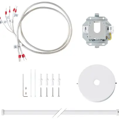 Kit de suspension ESYLUX SVENJA POLE PENDULUM SET 1000, avec tube central 