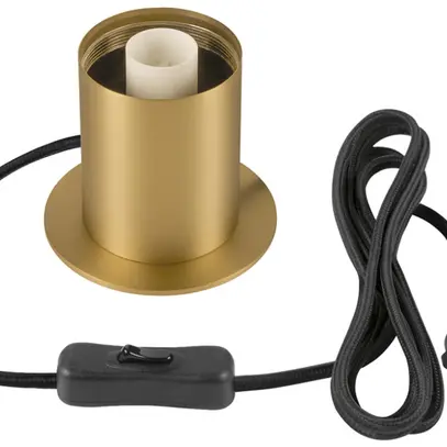 Luminaire de table SLV VARYT E14 1×6W interrupteur Ø90×90mm laiton 