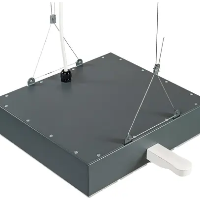 Projecteur salle LED Sylvania KubiXx AISLE PIR 110W 19700lm 840 IP65 VAR 440×370 