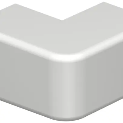 Angle extérieur Bettermann pour canal d'installation WDK gris clair 25×25mm 