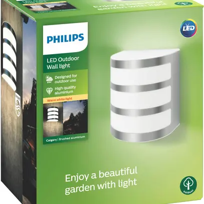 LED-Wandleuchte CALGARY 3W, 2700K, 270lm, IP44, alu 