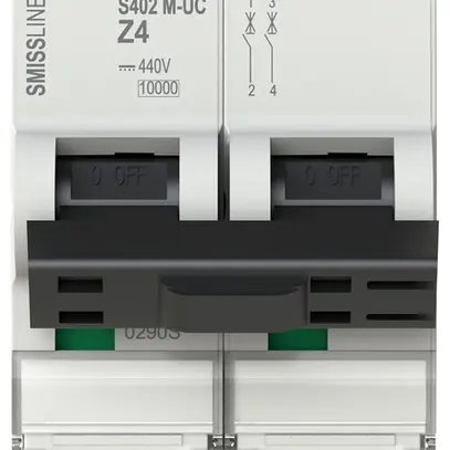 Disjoncteur SMISSLINE TP UCZ 2×4A 10kA 