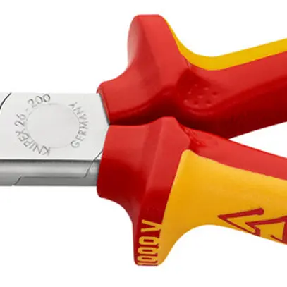 Pince pour téléphone KNIPEX avec dispositif de coupe VDE droit 200mm 