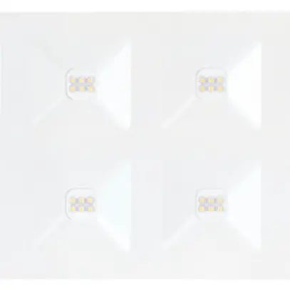 Plafonnier INC LED Sylvania Quadro 36W 4600lm 840 IP40 VAR 1195×395mm blanc 