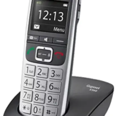 Telefon schnurlos Gigaset E560 14h Freisprechen CLIP silber 