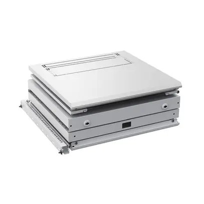 Wandgehäuse 19" Elcase 16HE, verglast, 816x600x600mm, Stahlblech grau 