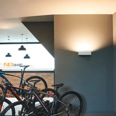 Lampada a muro LED SLV SHELL 30 WL 54W 5600lm 3000K 120° 286×70×160mm bianco 