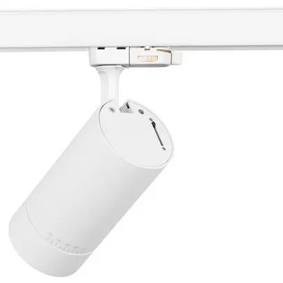 Projecteur LED Sylvania Lenzo Large 30W 2250lm 940 VAR 3ph 18°…50° Ø75 blanc 