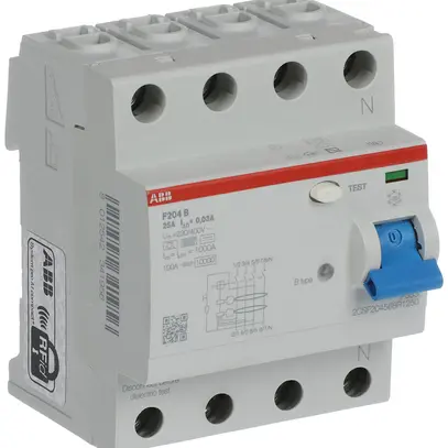 Interruttore differenziale proM compact 3PN tipo B, 25A 30mA 4UM leggr.ritardato 