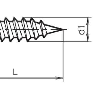LK-Blechschraube 3.9×13mm verz.Pozidriv, DIN 7981 C7 