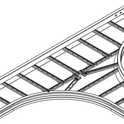 Pièce en T Lanz pour multichemin à grande portée 300×60mm ZMA 