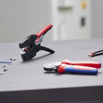Pinza spellafili KNIPEX NexStrip 0.03…10mm² 190×17×110mm 170g 