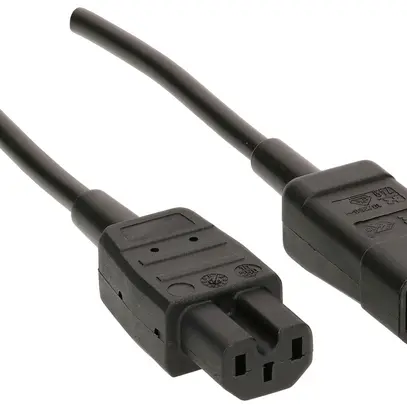 Câble d'appareil MAX HAURI Td 3×1mm² 2.5m noir fiche C14/C15 