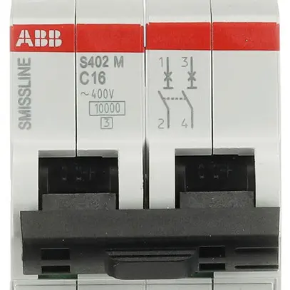 Disjoncteur SMISSLINE TP S 2×16A C 10kA 