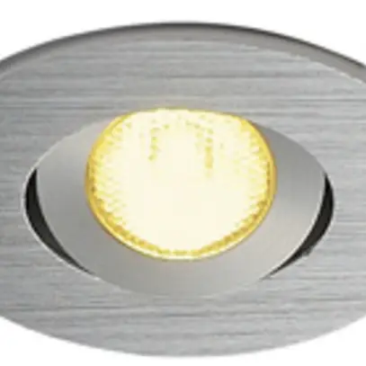 EB-LED-Downlight NEW TRIA MINI SET 4.4W 143lm 3000K 30° IP44 Aluminium gebürstet 