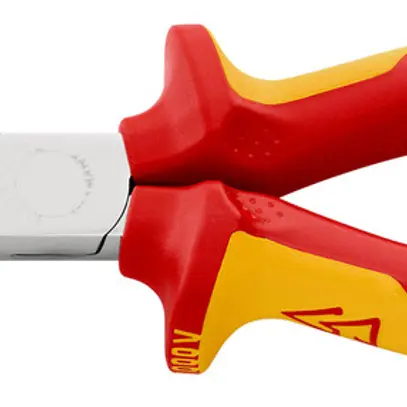 Telefonzange KNIPEX mit Schneidevorrichtung VDE gebogen 200mm 