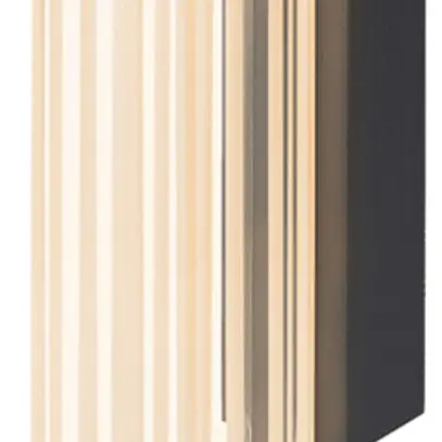 Applique LED SLV QUIMERA 8.2W 320lm 927/930 REG Ø76×413mm nero 