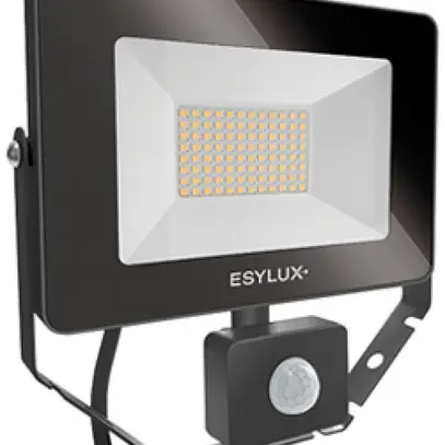 Proiettore LED ESYLUX AFL BASIC, 30W 4000K 3000lm 200×60×195mm IP65, nero 