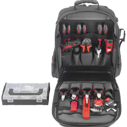 Werkzeugrucksack Cimco Ergo-XL30 24-teilig mit L-BOXX Mini 