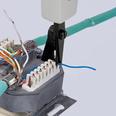 Outil de connexion KNIPEX, Ø 0.4…0.8 mm, résistant aux chocs 