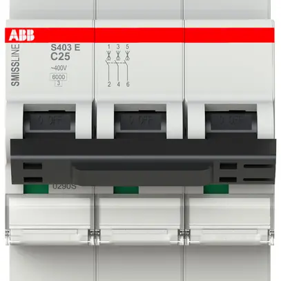 Disjoncteur SMISSLINE TP S 3×25A C 6kA 
