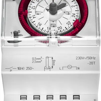 Timer AMD talento 111 1-0-Timer piombabile con morsetto a innesto 