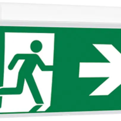 Lampada di emergenza ESYLUX SLF LEDi SC/C fissaggio murale, con accu 
