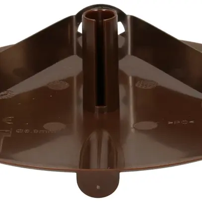 Rosetta di copertura MH clip a molla+entrata a innesto Ø98×9mm marrone 