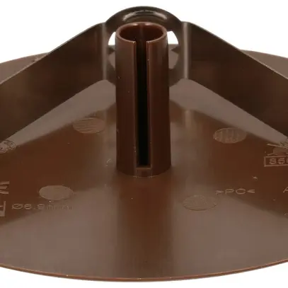 Rosetta di copertura MH clip a molla a innesto Ø98×3mm marrone 