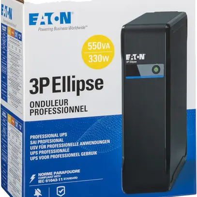 Alimentazione UPS Eaton 3P Ellipse 161…284V 161…284V 550VA offline 4×C13 