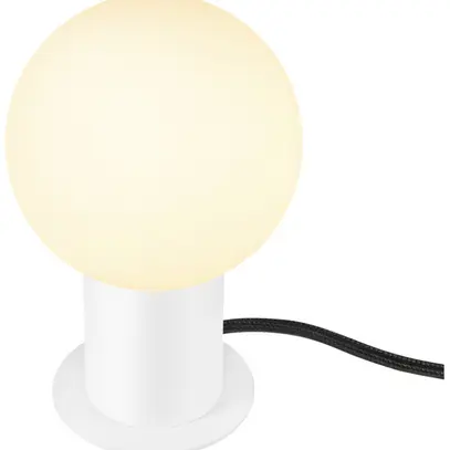 Luminaire de table SLV VARYT E14 1×6W interrupteur Ø90×90mm blanc 