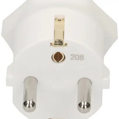 Adattatore fisso MAX HAURI Shuko/T13 3L 250V 10A 2300W bianco 