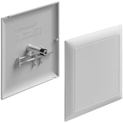 Couvercle broche HSB p.boîte dériv.design EDIZIOdue 130×130mm grc s.halogène 