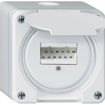 Boîte de raccordement AP robusto IP55 blanc 2×TT83 