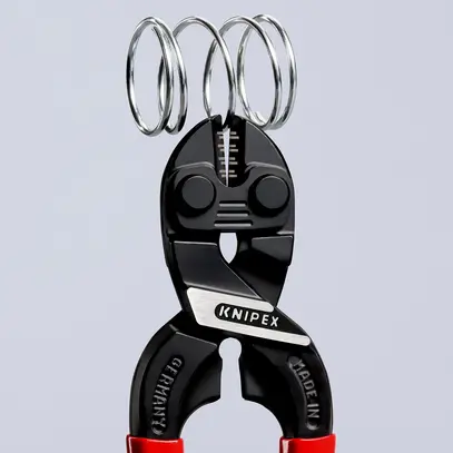 Tagliabulloni compatta KNIPEX CoBolt, per funi metalliche < Ø 4.4mm, 160mm nero 