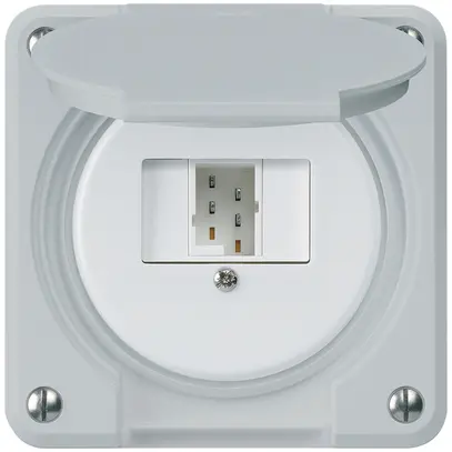 UP-Anschlussdose robusto IP55 grau 1×TT83 