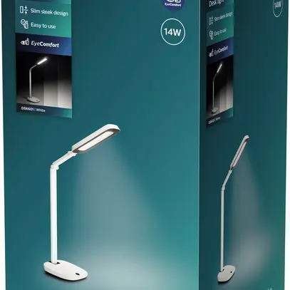 LED-Tischleuchte Philips RobotPlus 14W 800lm 4000K DIM weiss 