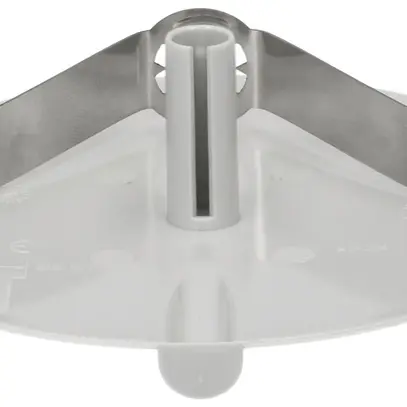 Rosetta di copertura MH clip a molla+entrata a innesto Ø98×9mm grigio chiaro 