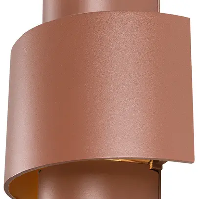 Applique SLV PHOTONI E27 1×13W IP65 REG 109×218×225mm ruggine 