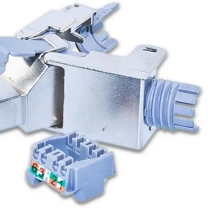 Wirewin Spina RJ45 collegabile al campo Connettore RJ45 da realizzare sul campo 