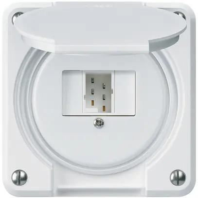 UP-Anschlussdose robusto IP55 weiss 1×TT83 