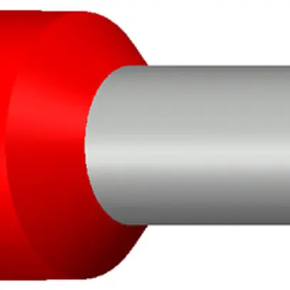 Aderendhülse Ferratec DIN isoliert 10mm²/12mm rot 