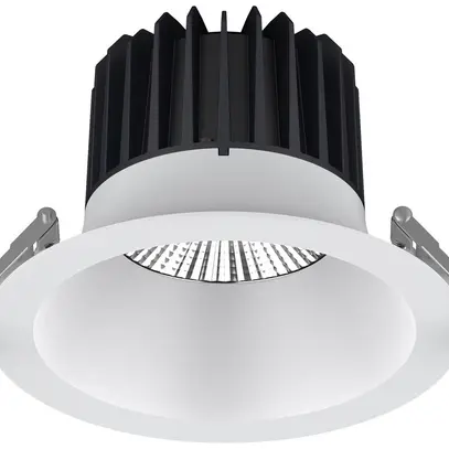 Spot LED INC maxLUCE ATMO 150 18W 1860lm 3000…4000K IP44 Ø150mm blanc 