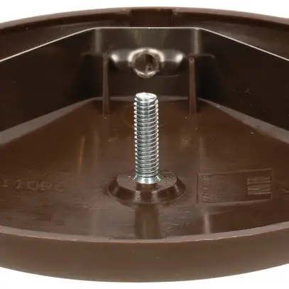 Deckenrosette MH Federbügel Ø95×13mm braun 